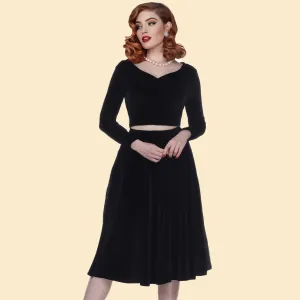 Alice Velvet Swing Skirt