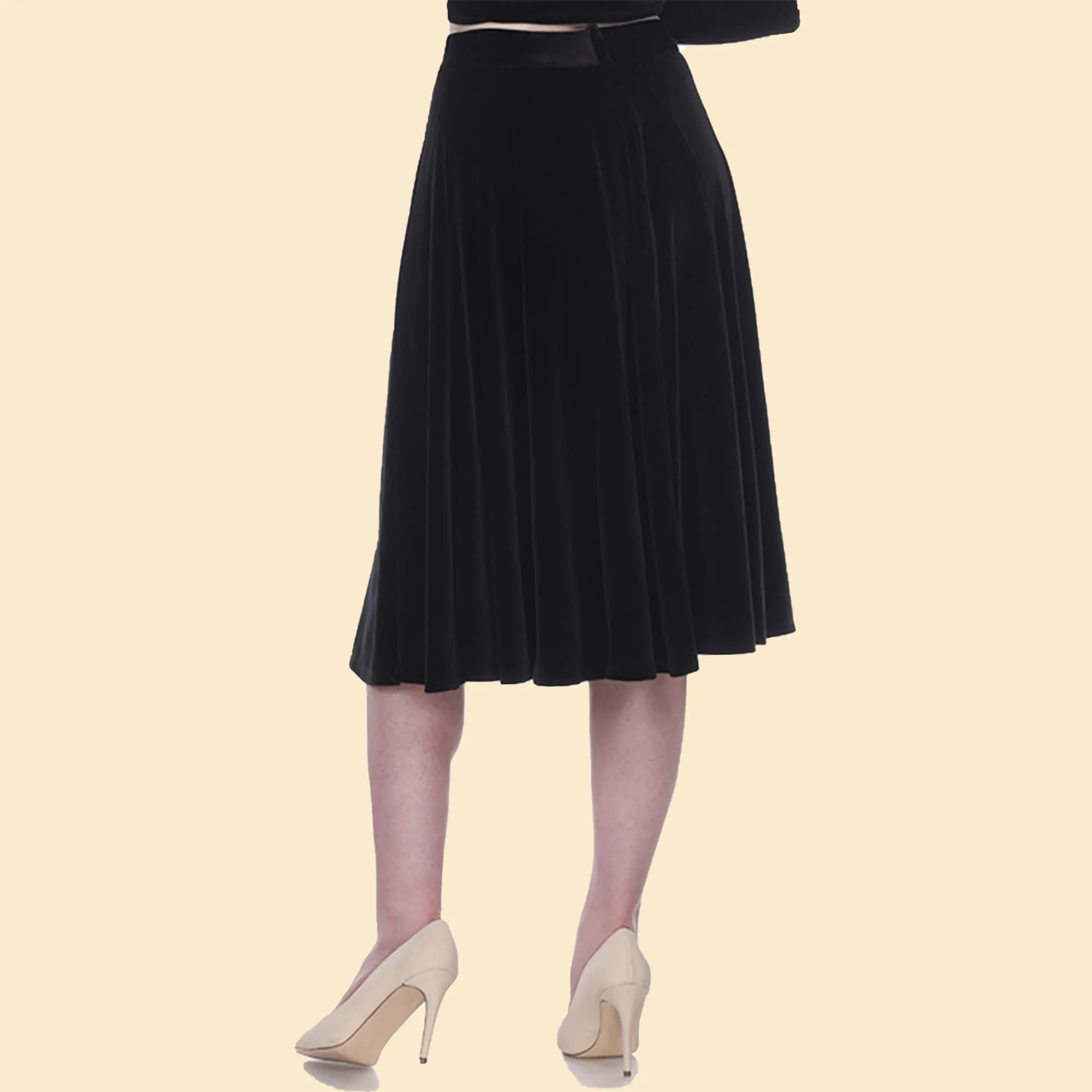 Alice Velvet Swing Skirt