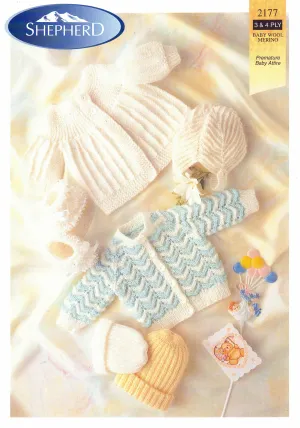 Baby - Shepherd Leaflet 2177 Premature Baby Attire