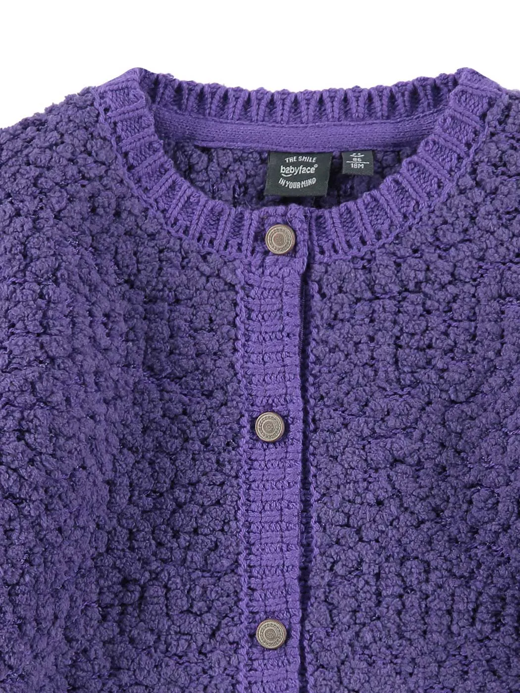 Babyface - Girls Cardigan - BBE23508372 Purple