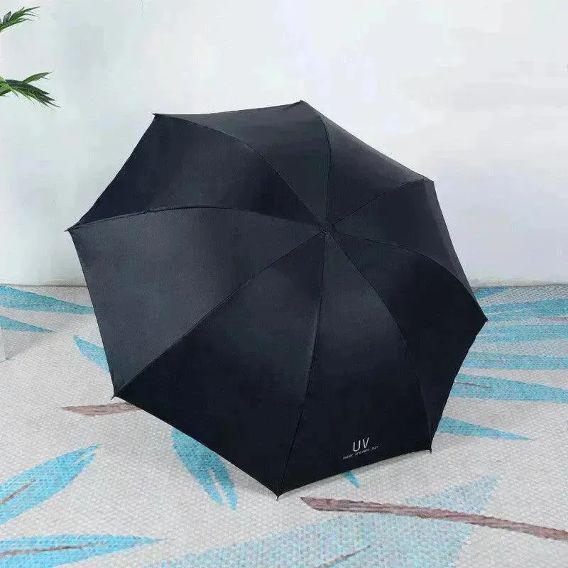 Black Gum Sunscreen Anti Ultraviolet Umbrella Advertising Umbrella Daisy Umbrella Umbrella Girl