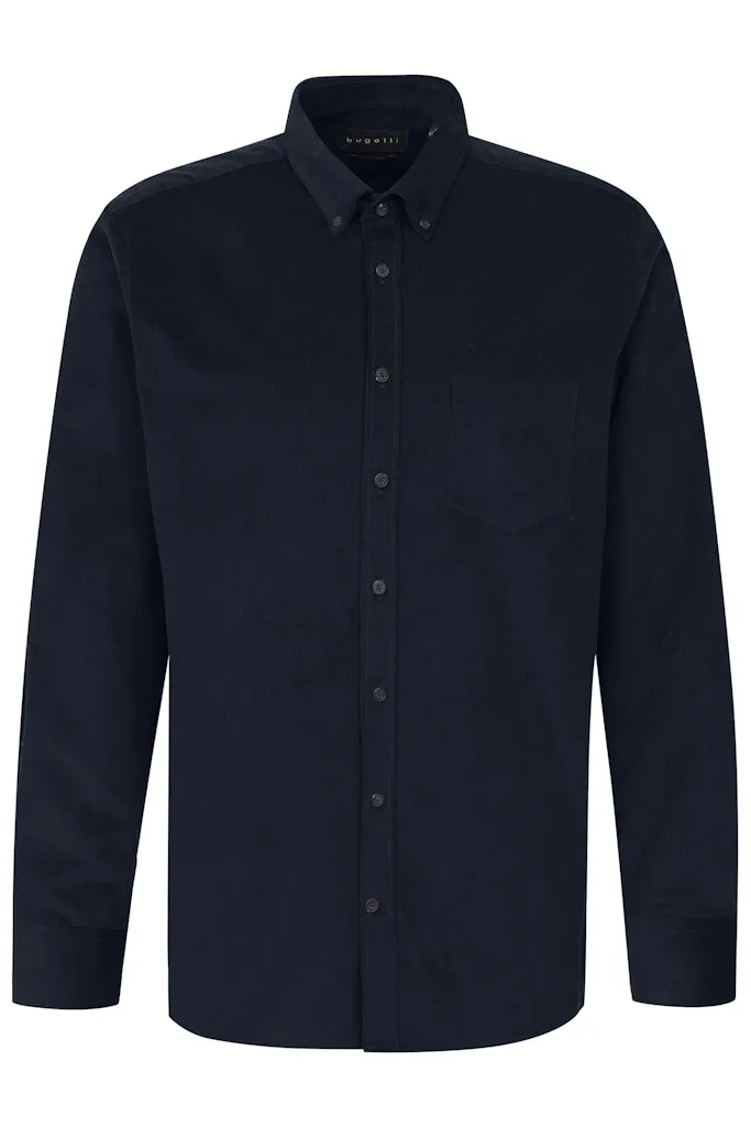 Bugatti - Button Down Cord Shirt, Navy