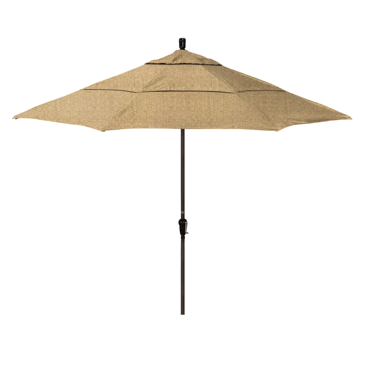 California Umbrella Sunset Series 11 ft Patio Umbrella - Residential Grade with Auto Tilt and Crank Lift