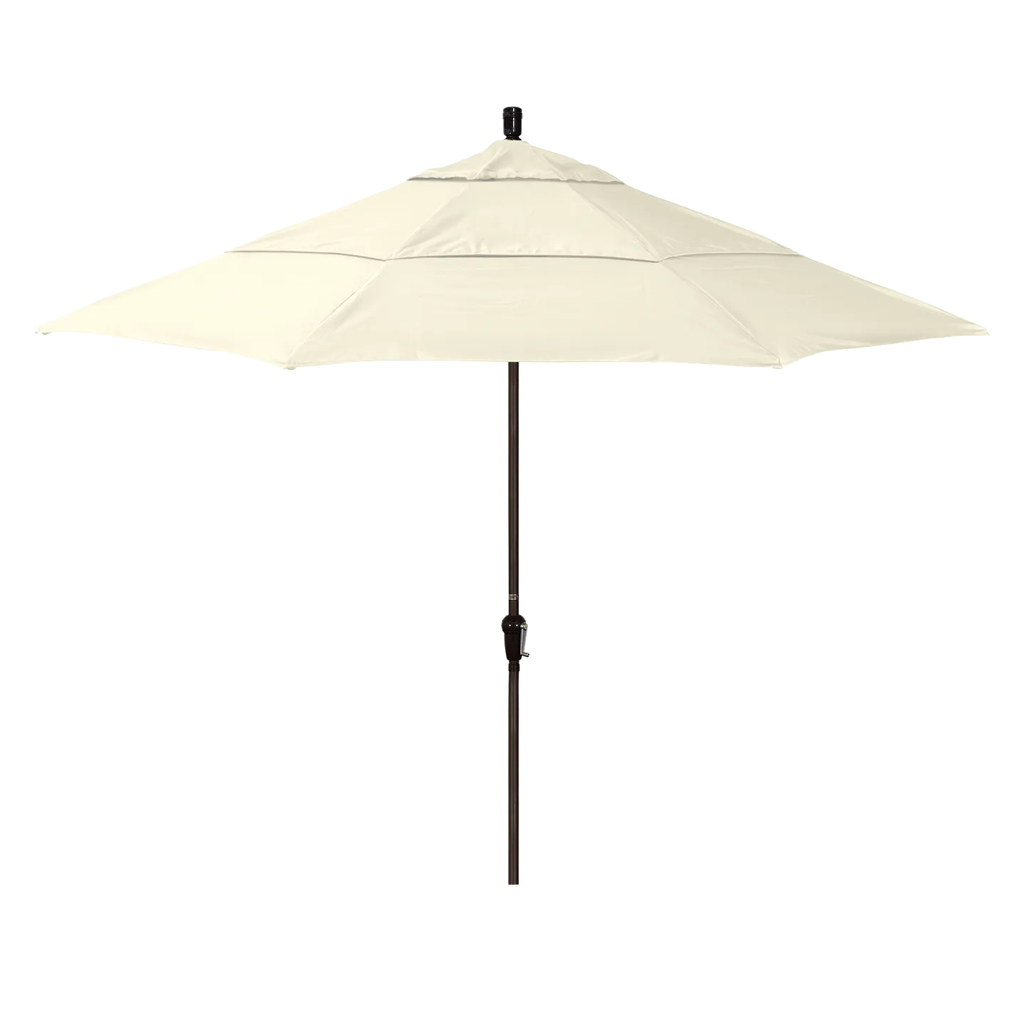 California Umbrella Sunset Series 11 ft Patio Umbrella - Residential Grade with Auto Tilt and Crank Lift