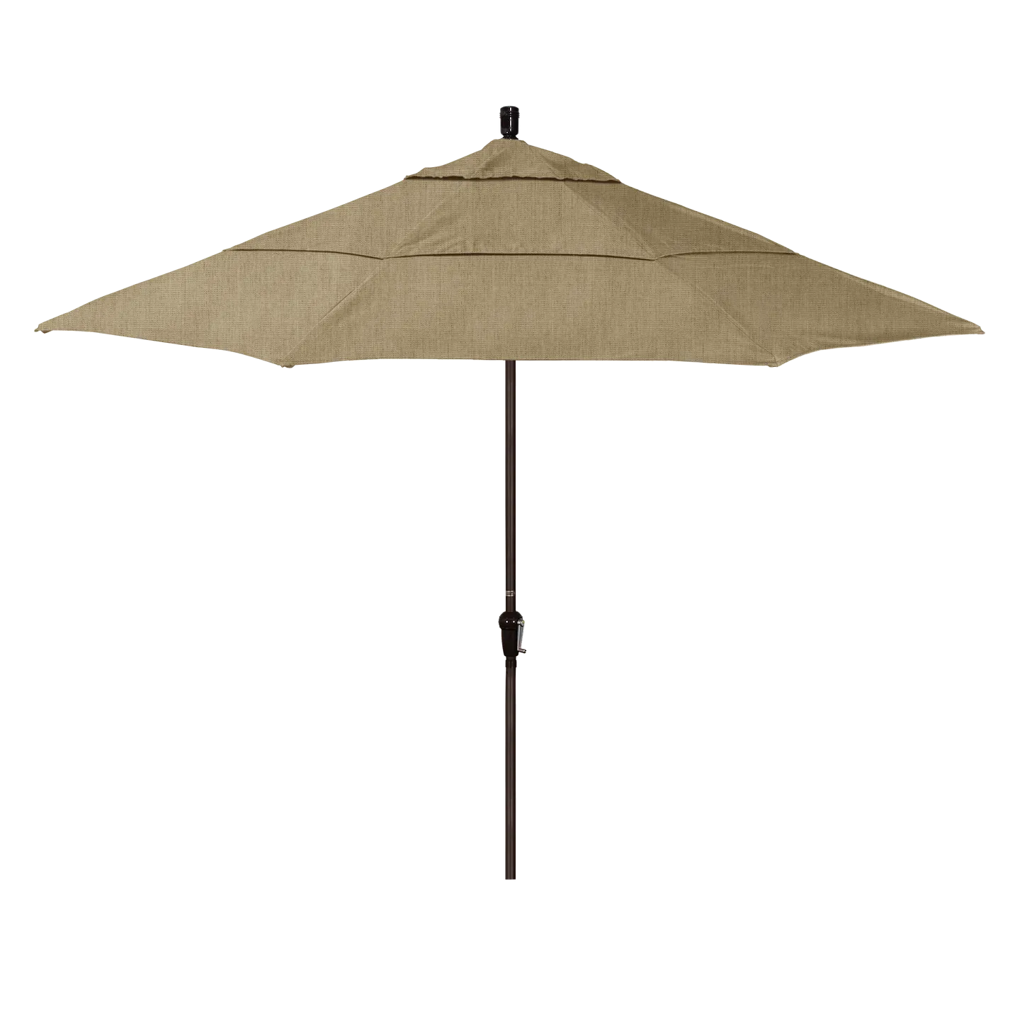 California Umbrella Sunset Series 11 ft Patio Umbrella - Residential Grade with Auto Tilt and Crank Lift