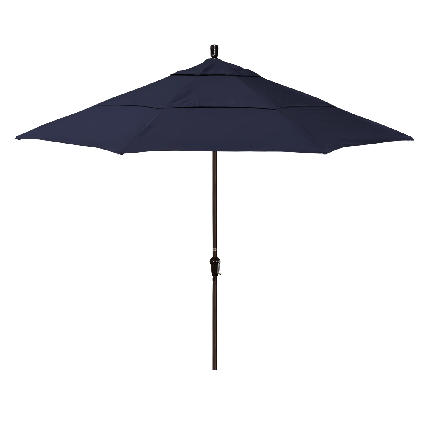 California Umbrella Sunset Series 11 ft Patio Umbrella - Residential Grade with Auto Tilt and Crank Lift