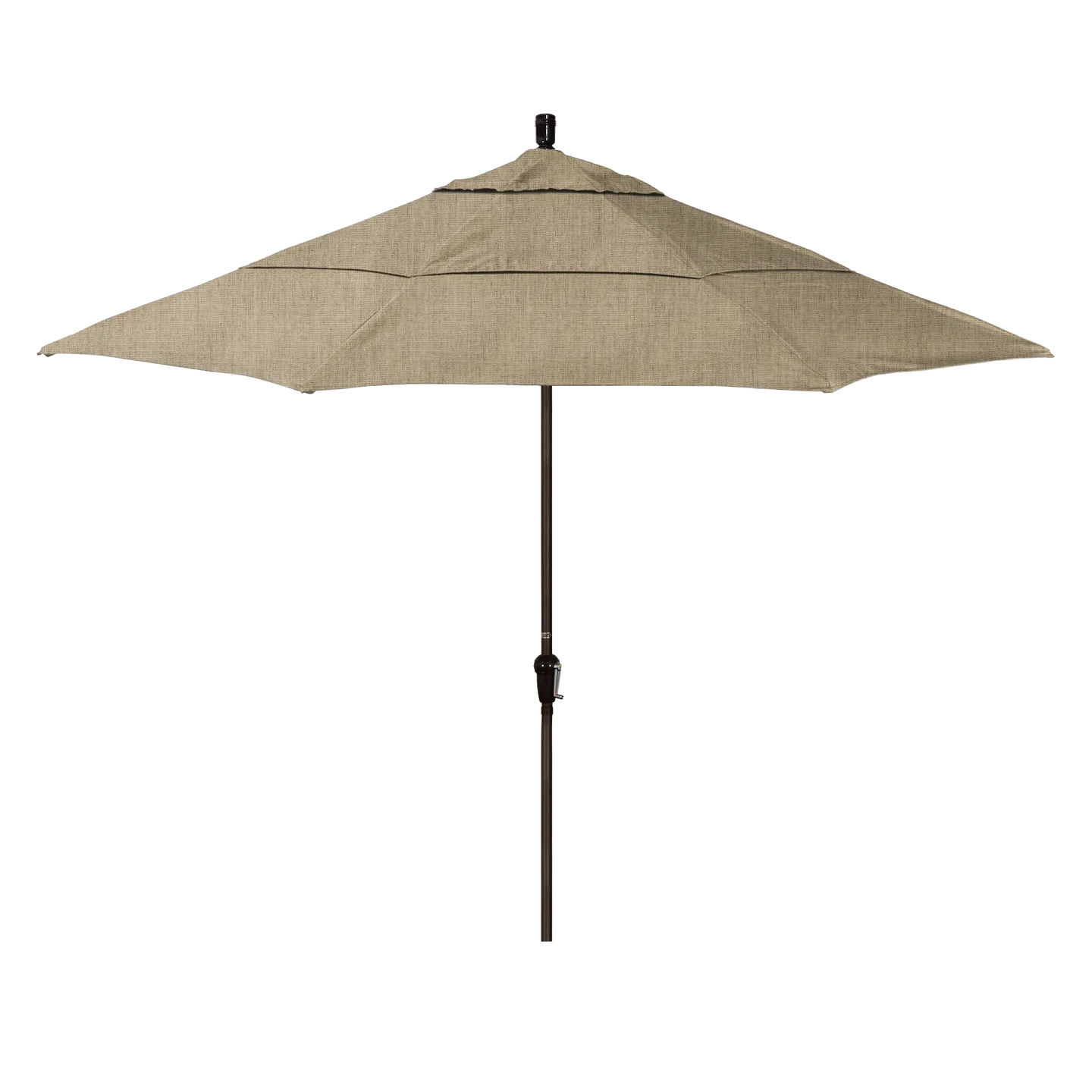 California Umbrella Sunset Series 11 ft Patio Umbrella - Residential Grade with Auto Tilt and Crank Lift