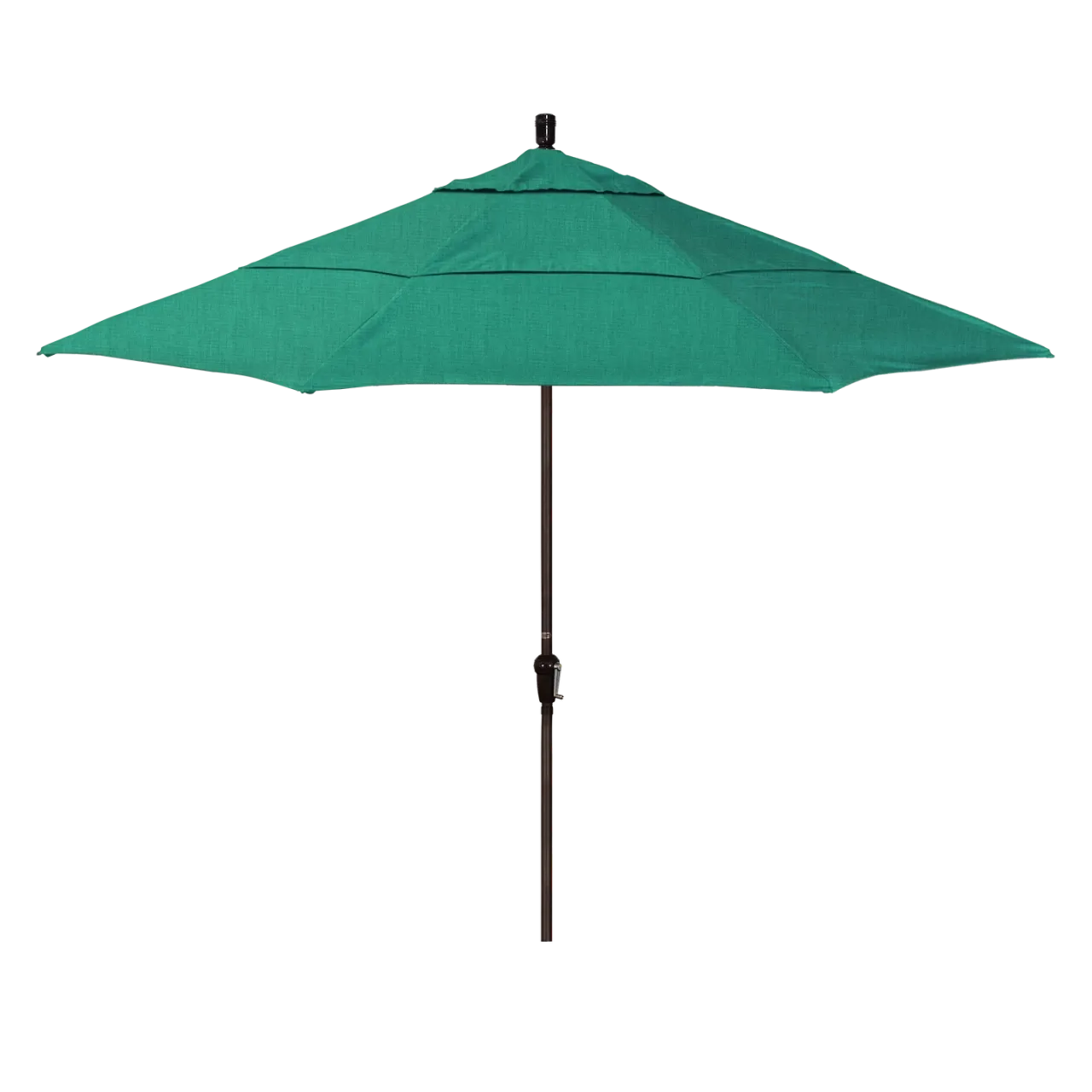 California Umbrella Sunset Series 11 ft Patio Umbrella - Residential Grade with Auto Tilt and Crank Lift