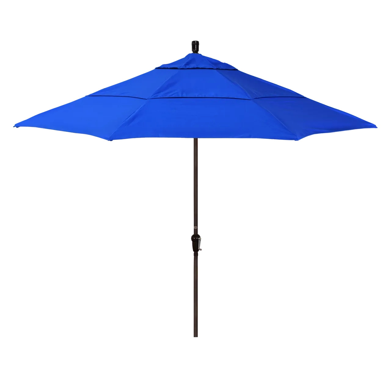 California Umbrella Sunset Series 11 ft Patio Umbrella - Residential Grade with Auto Tilt and Crank Lift