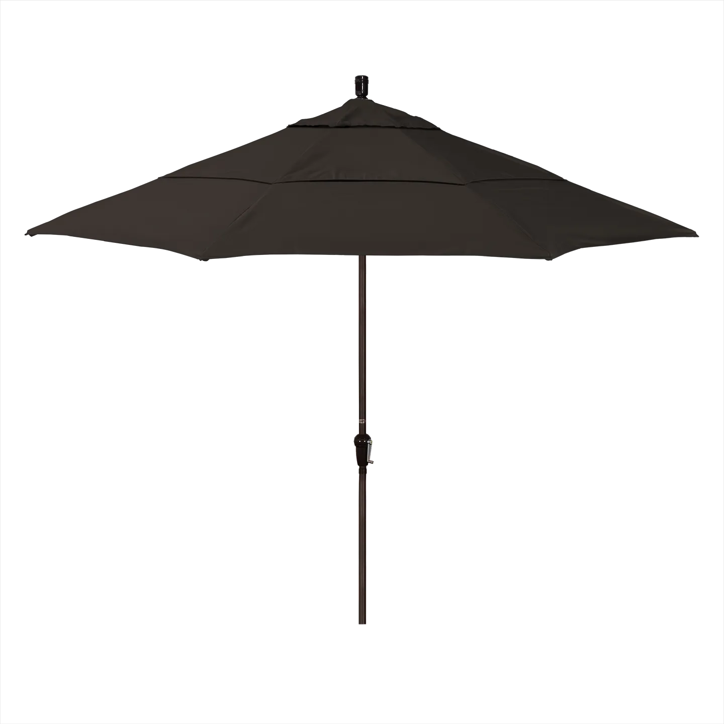 California Umbrella Sunset Series 11 ft Patio Umbrella - Residential Grade with Auto Tilt and Crank Lift