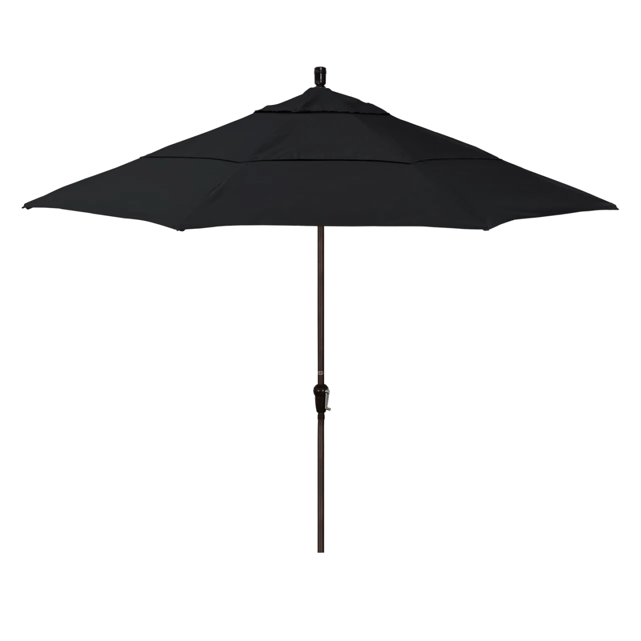 California Umbrella Sunset Series 11 ft Patio Umbrella - Residential Grade with Auto Tilt and Crank Lift