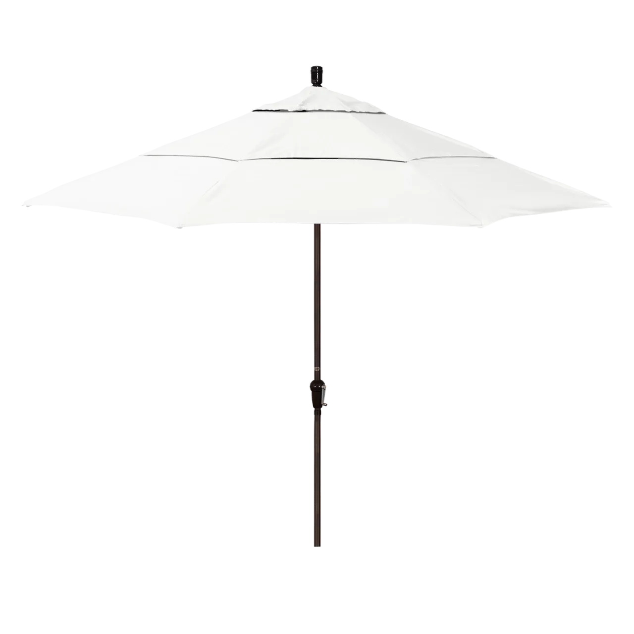 California Umbrella Sunset Series 11 ft Patio Umbrella - Residential Grade with Auto Tilt and Crank Lift