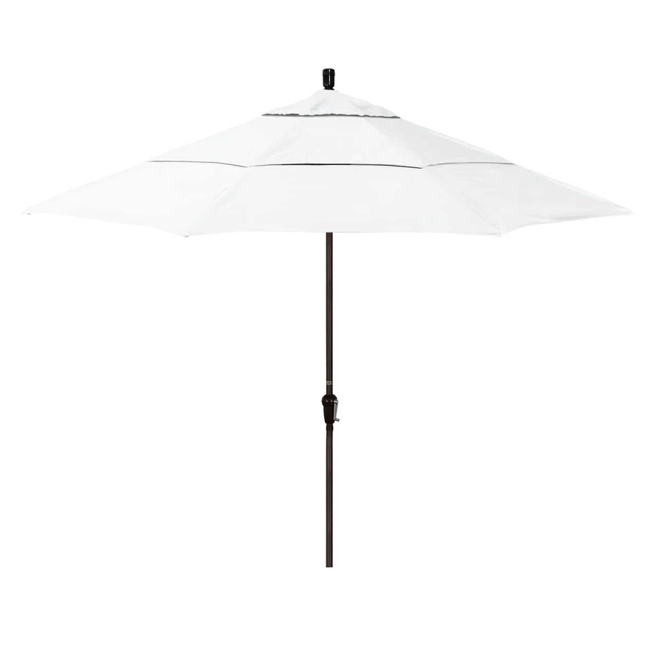 California Umbrella Sunset Series 11 ft Patio Umbrella - Residential Grade with Auto Tilt and Crank Lift