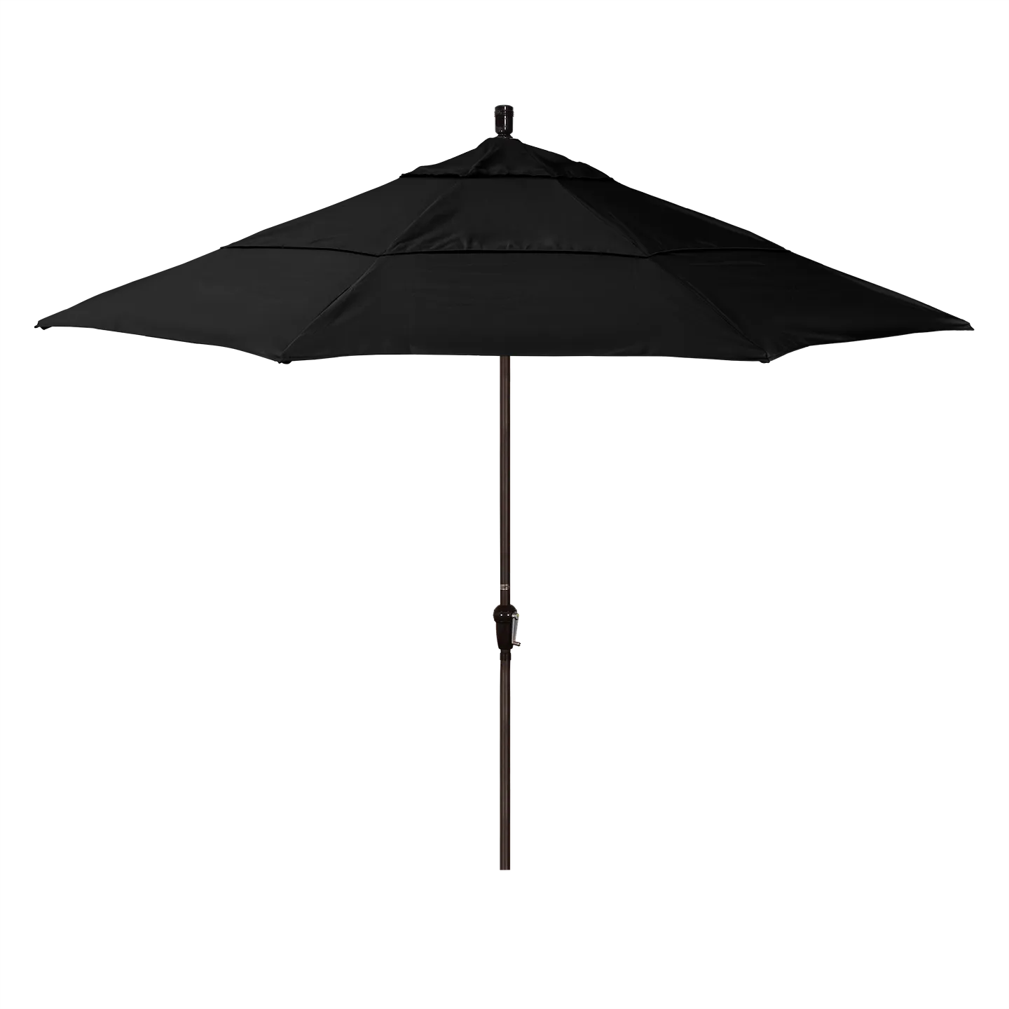 California Umbrella Sunset Series 11 ft Patio Umbrella - Residential Grade with Auto Tilt and Crank Lift