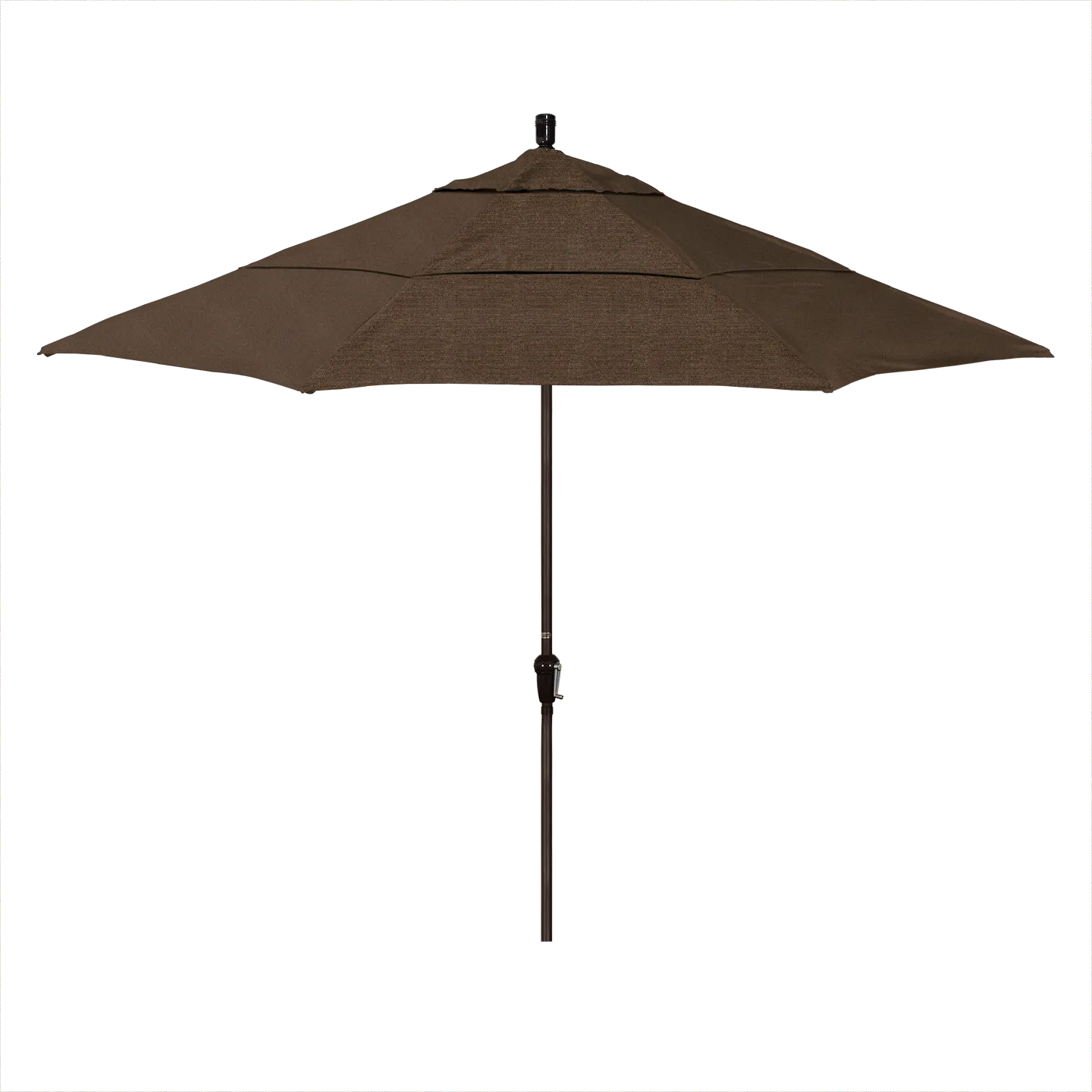 California Umbrella Sunset Series 11 ft Patio Umbrella - Residential Grade with Auto Tilt and Crank Lift