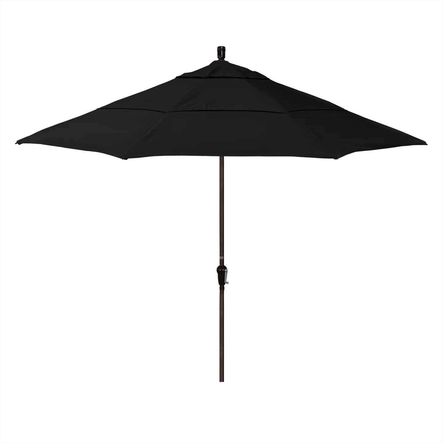 California Umbrella Sunset Series 11 ft Patio Umbrella - Residential Grade with Auto Tilt and Crank Lift