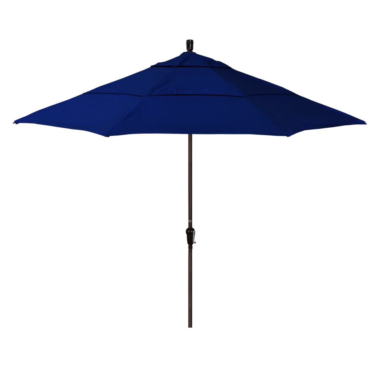 California Umbrella Sunset Series 11 ft Patio Umbrella - Residential Grade with Auto Tilt and Crank Lift