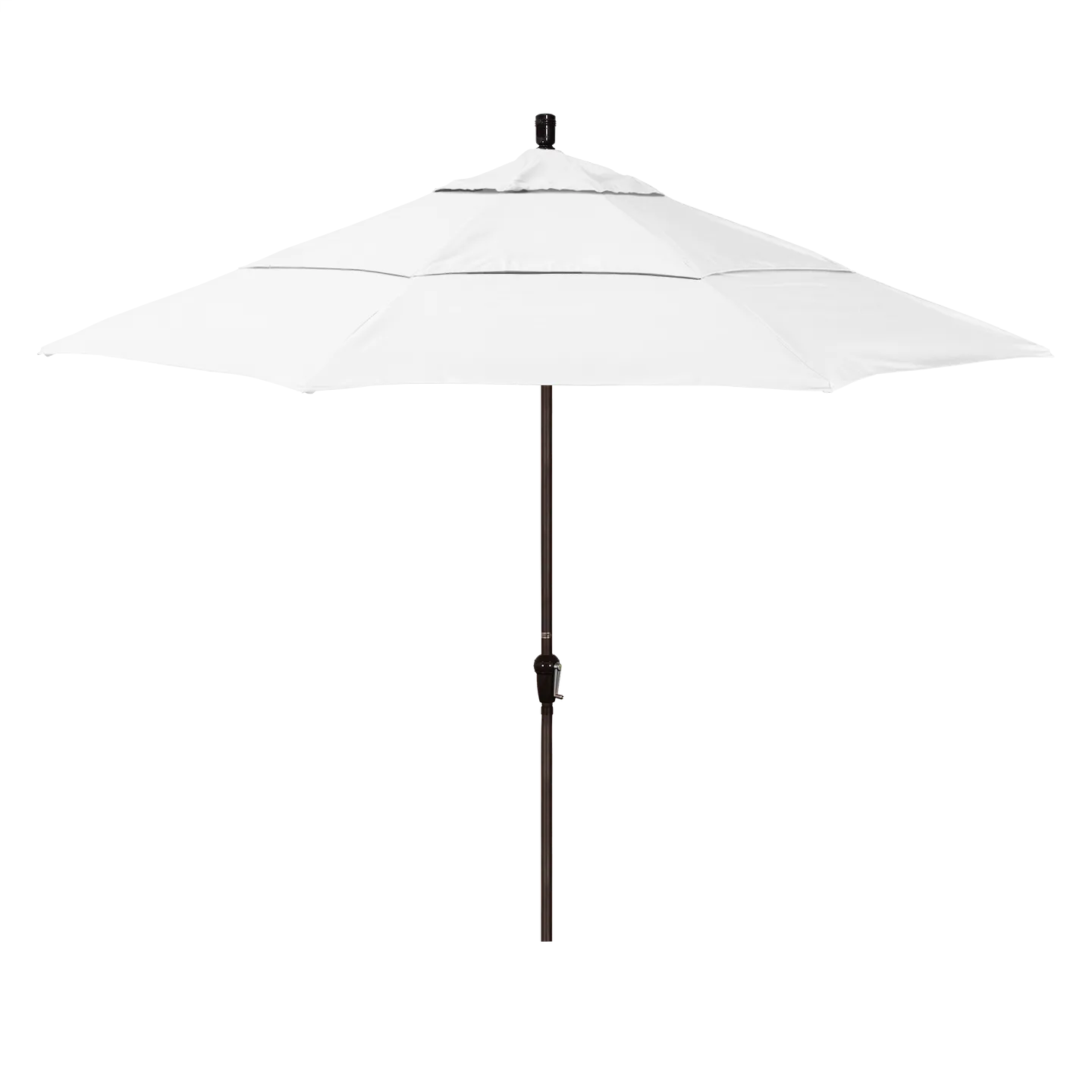 California Umbrella Sunset Series 11 ft Patio Umbrella - Residential Grade with Auto Tilt and Crank Lift