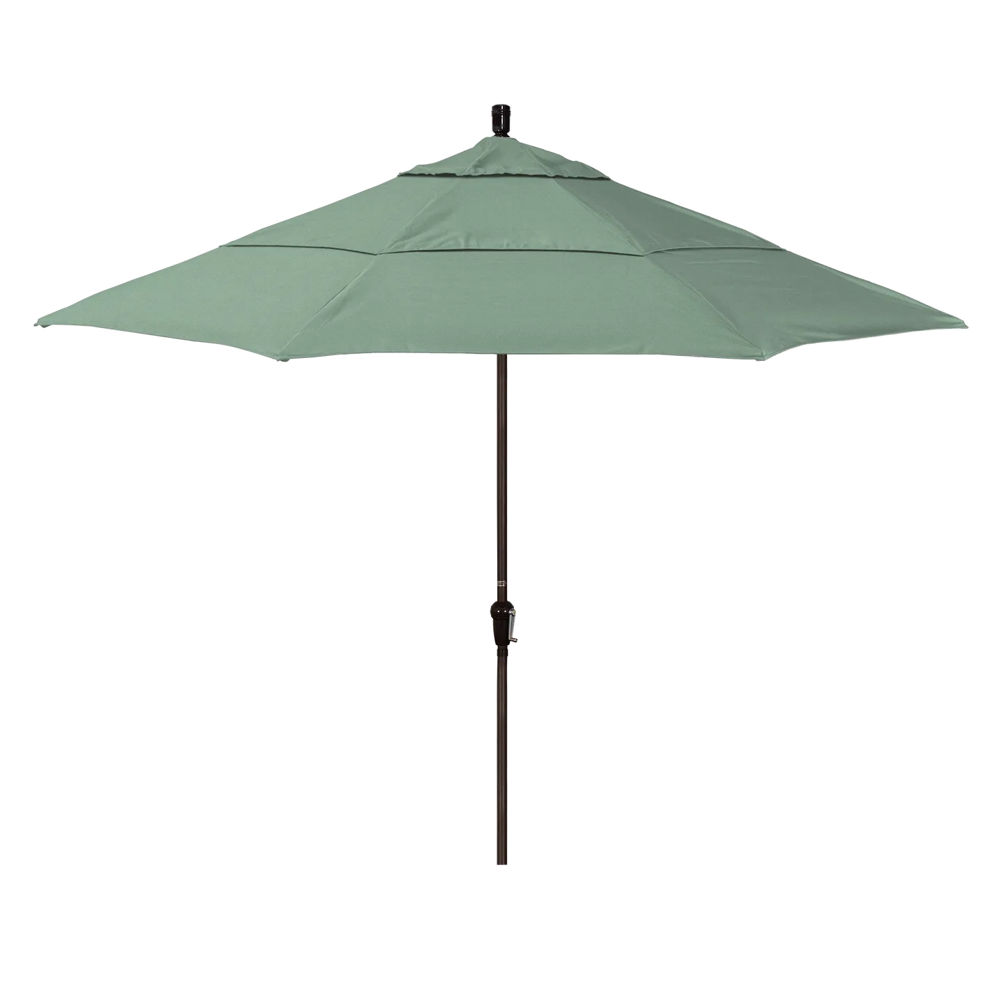 California Umbrella Sunset Series 11 ft Patio Umbrella - Residential Grade with Auto Tilt and Crank Lift