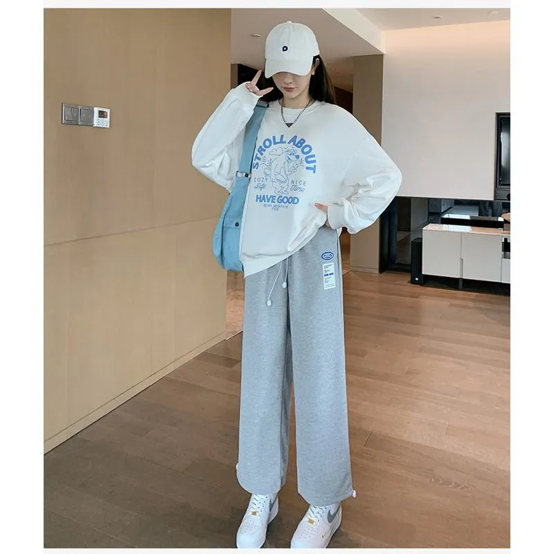 Casual Banana-Shaped Plus Sports Loose Fit Sweatpants