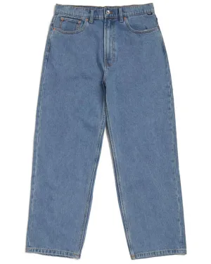 Check-5 Baggy Denim Pant Jeans - Stonewash/Blue