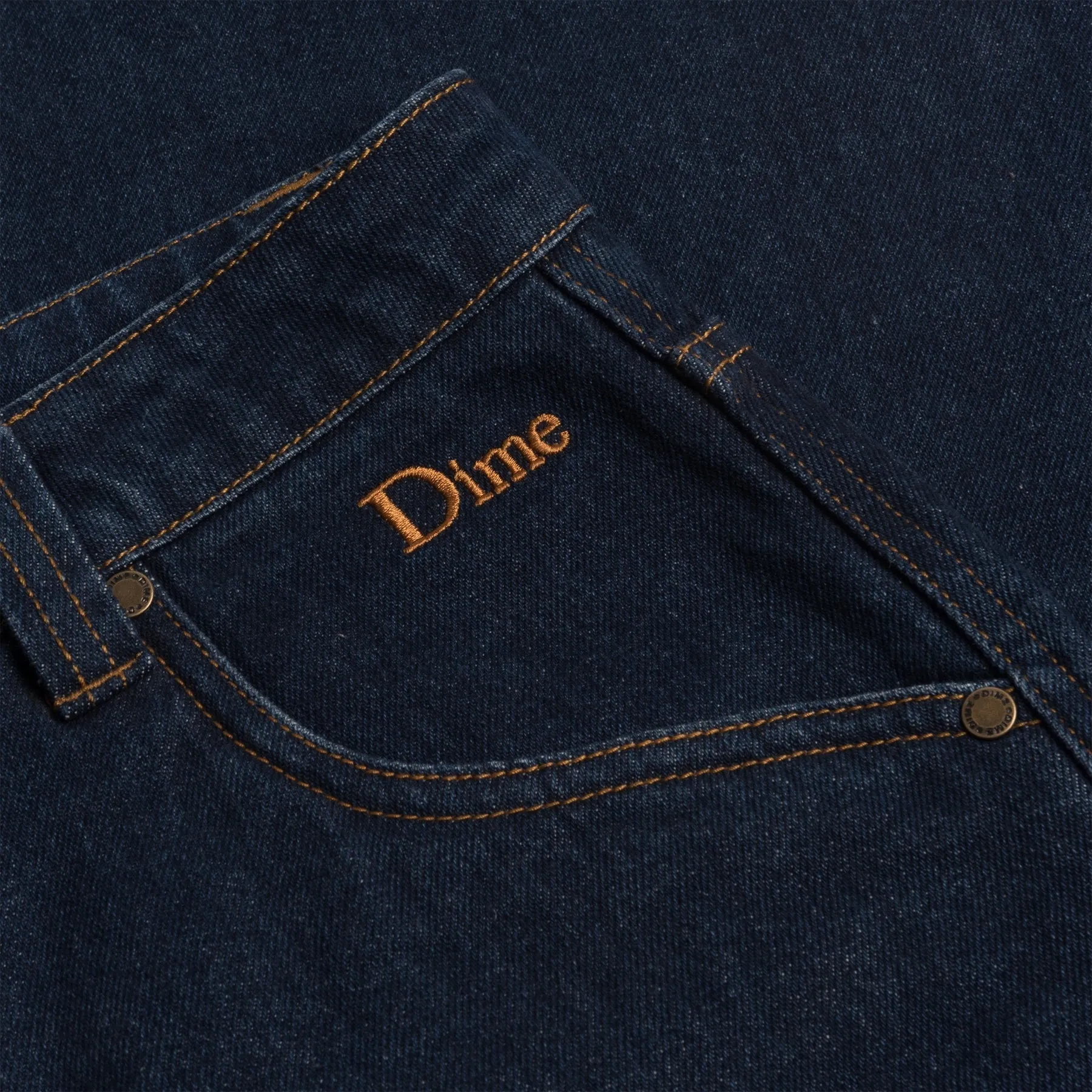 Classic Baggy Denim Pants - Indigo