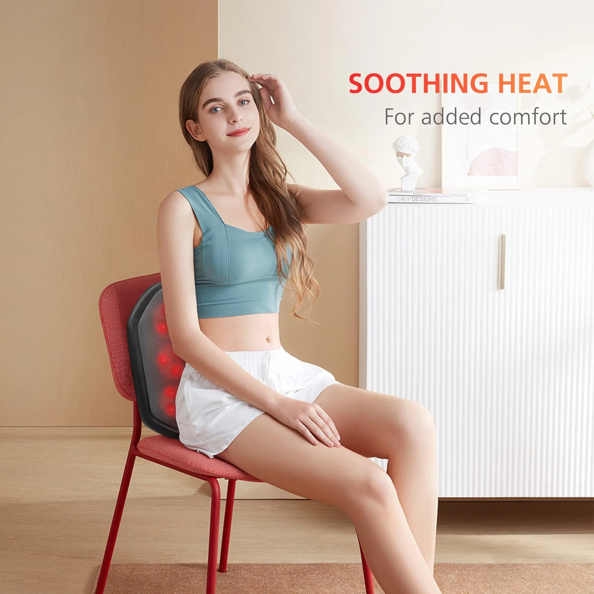 Comfier Shiatsu Foot Massager Machine,Kneading Foot and Back Massager with Heat - 5913