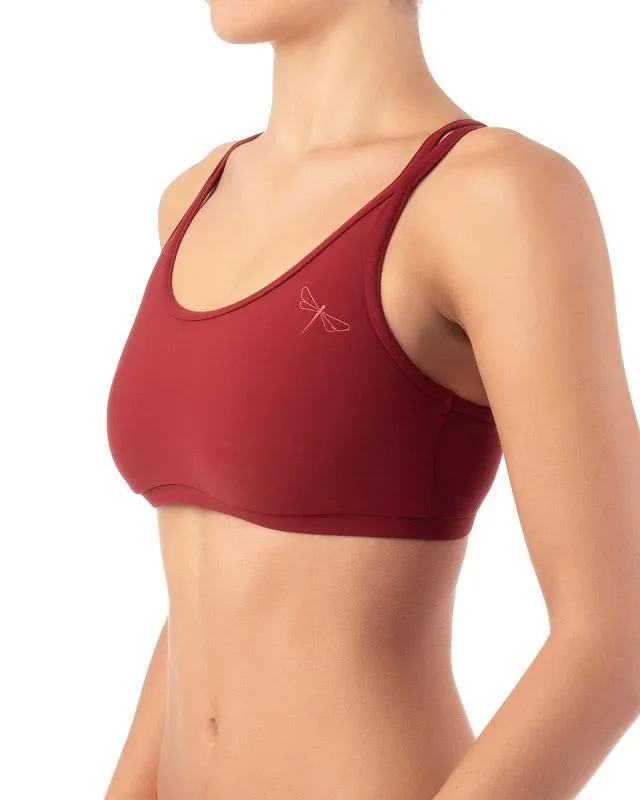 Dragonfly Nicole Top - Burgundy