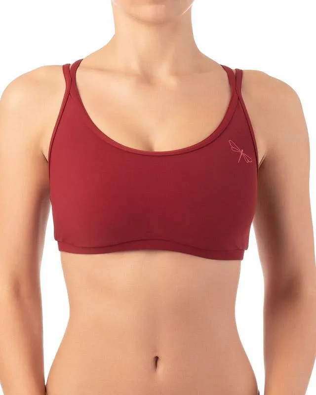 Dragonfly Nicole Top - Burgundy