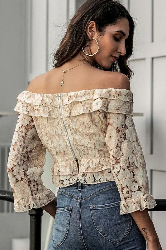 ESL139 - LACE CROP TOP