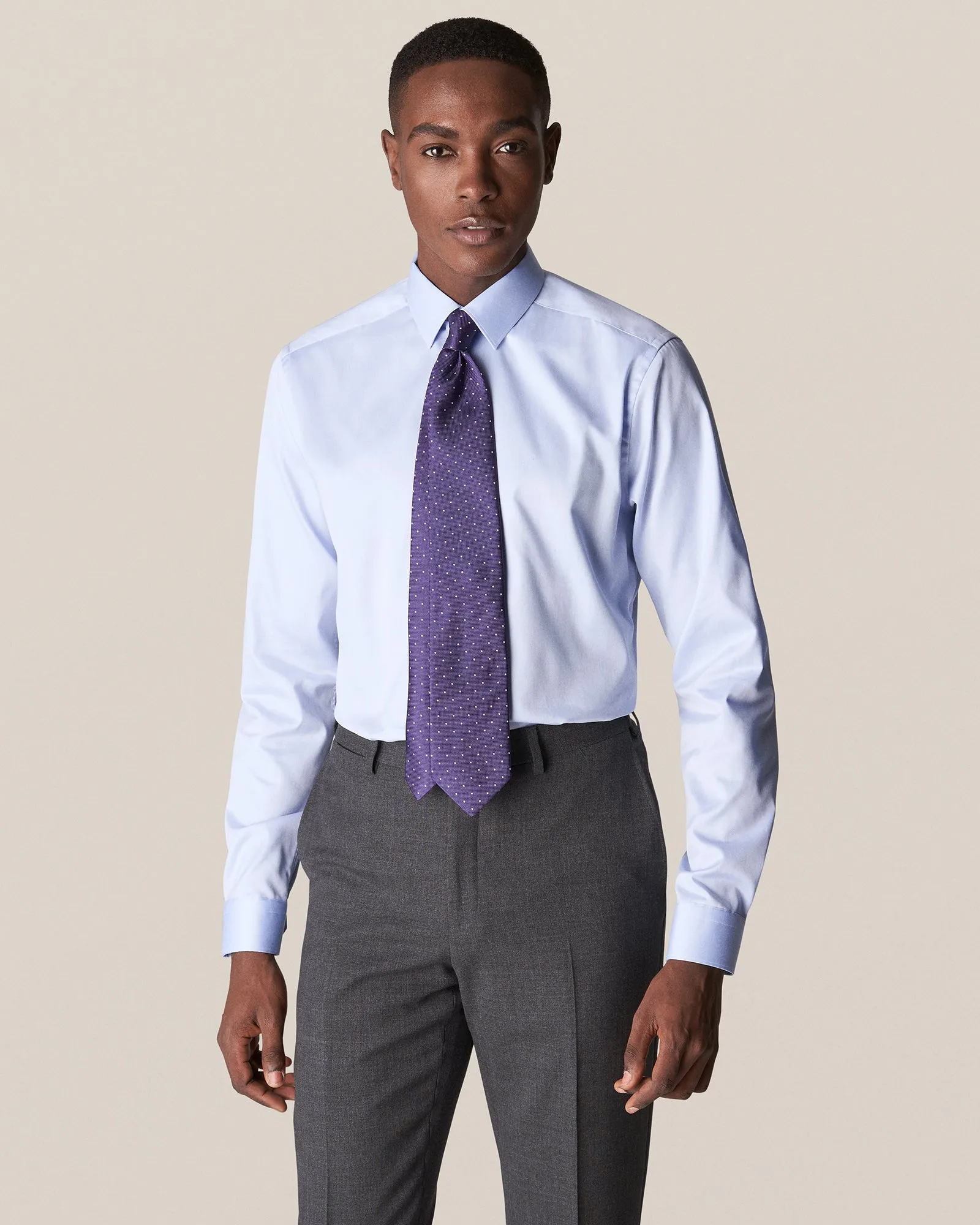 ETON 30008881121 BLUE SIGNATURE TWILL SUPER-SLIM SC SHIRT