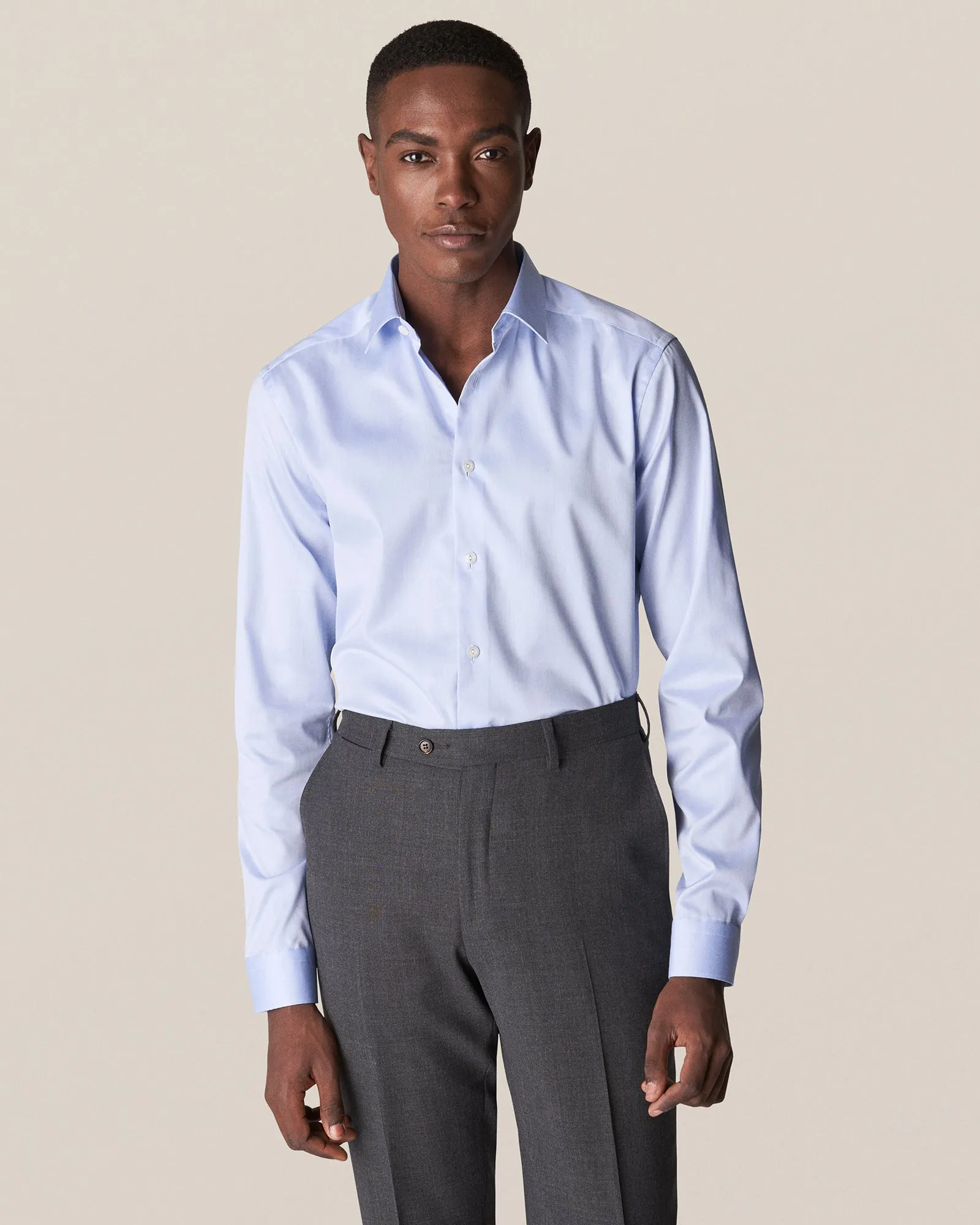 ETON 30008881121 BLUE SIGNATURE TWILL SUPER-SLIM SC SHIRT