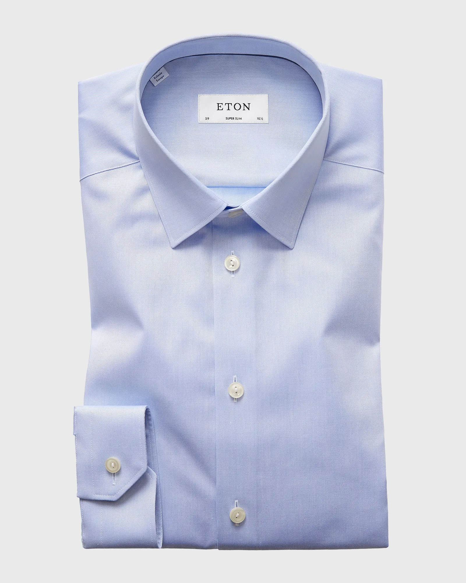 ETON 30008881121 BLUE SIGNATURE TWILL SUPER-SLIM SC SHIRT