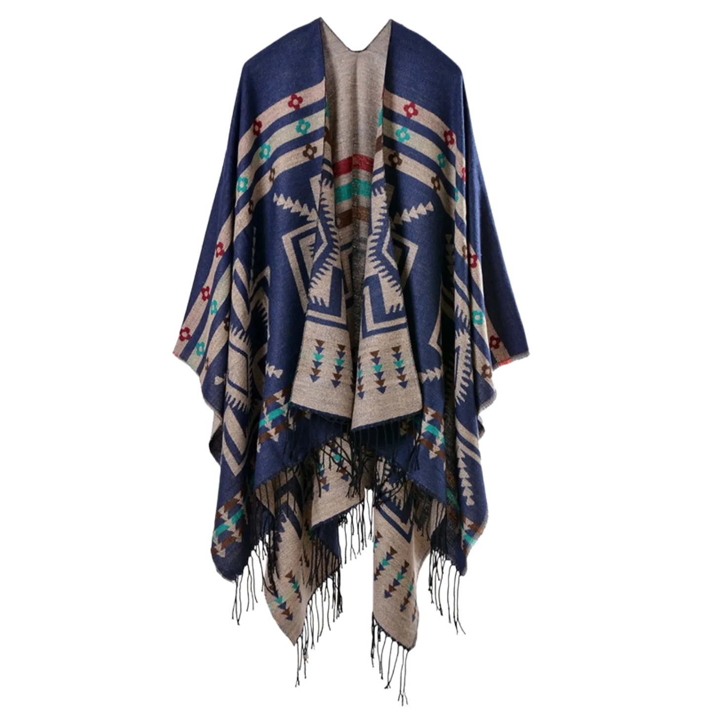 Geometric Santa Fe Southwest Poncho #Ilovemyponcho