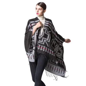 Geometric Santa Fe Southwest Poncho #Ilovemyponcho