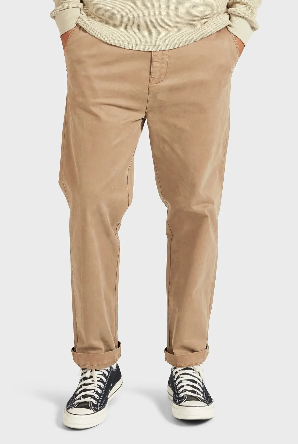 Hudson Straight Chino in Mojave Brown