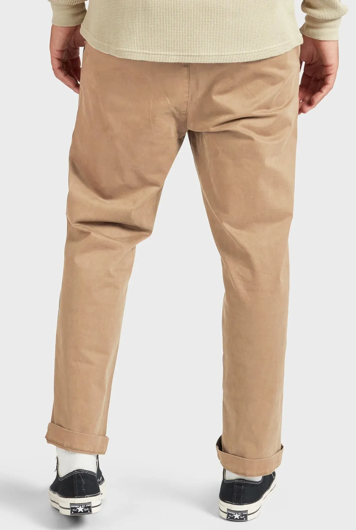 Hudson Straight Chino in Mojave Brown