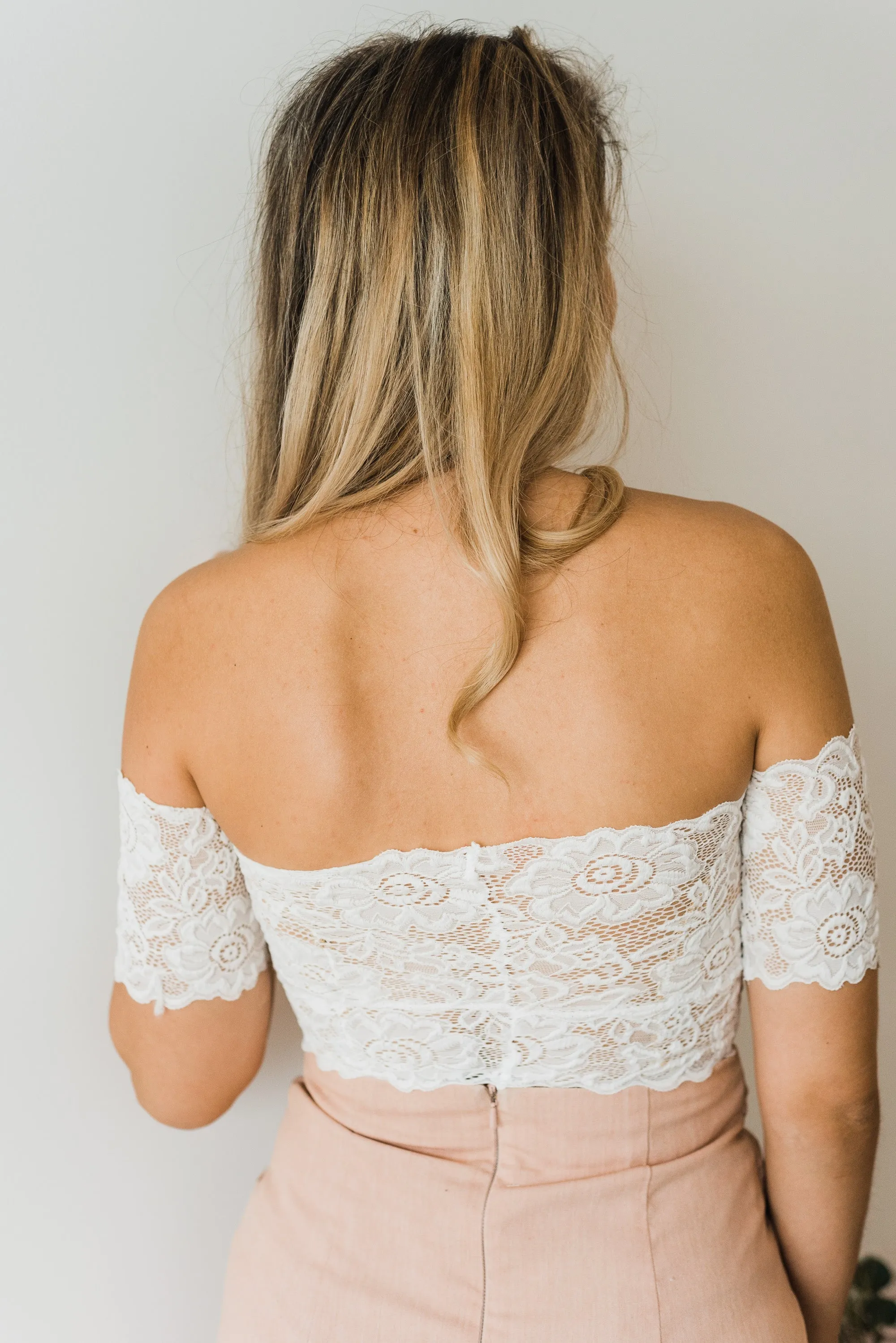 Ivy Off The Shoulder Crop