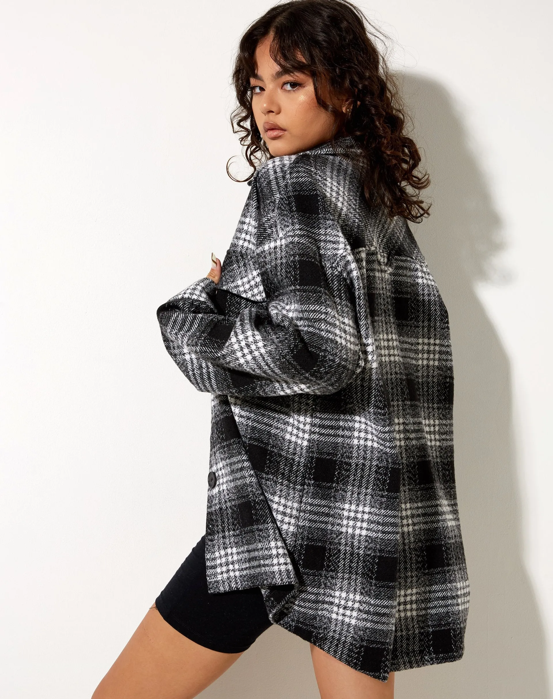 Marcella Shirt in Check Black