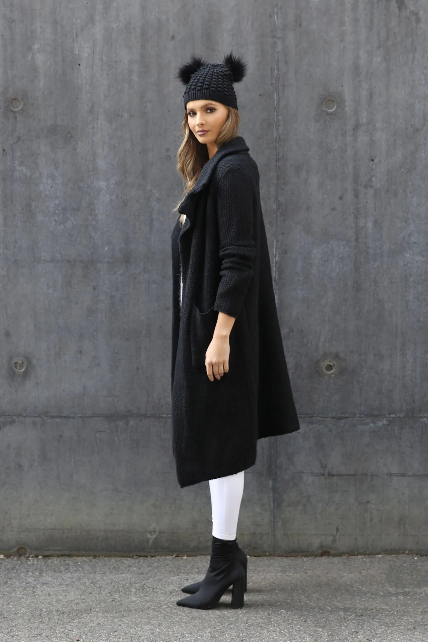 Maya Black Cardigan