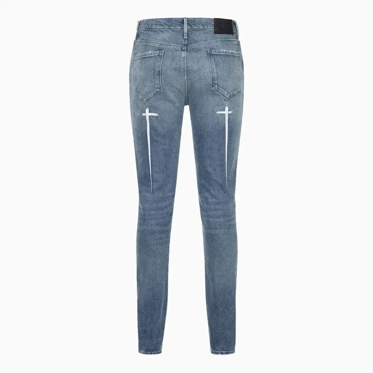 Men's Bryant Cross Embroidery Denim Pant