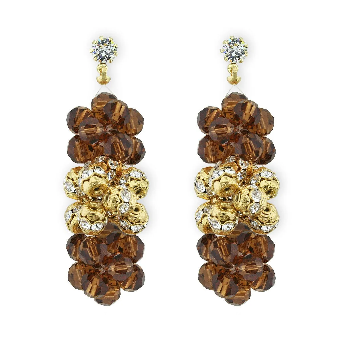 Multi-Cluster Statement Earrings