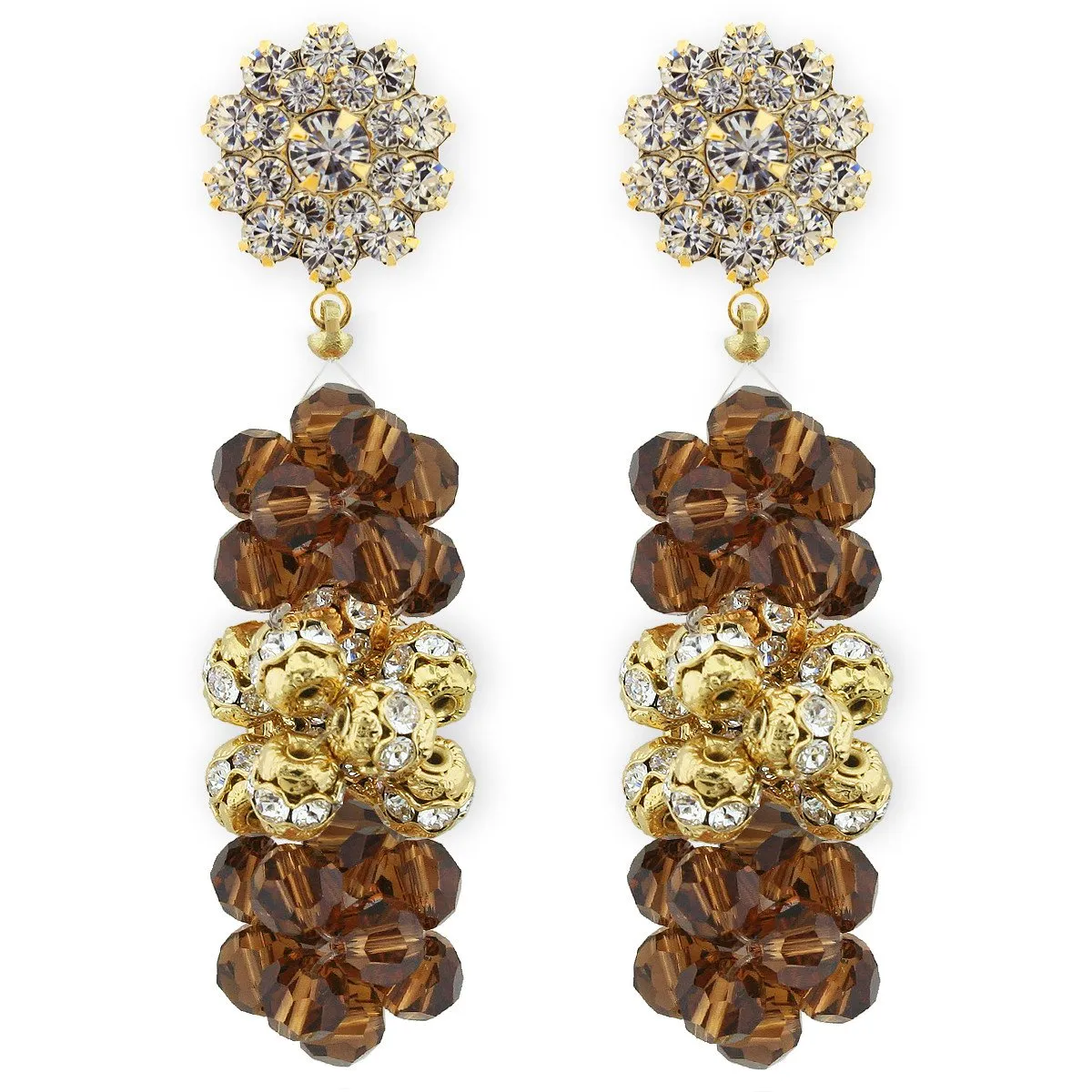 Multi-Cluster Statement Earrings