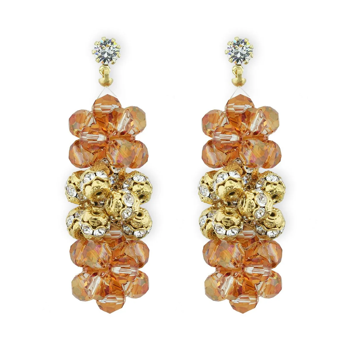 Multi-Cluster Statement Earrings