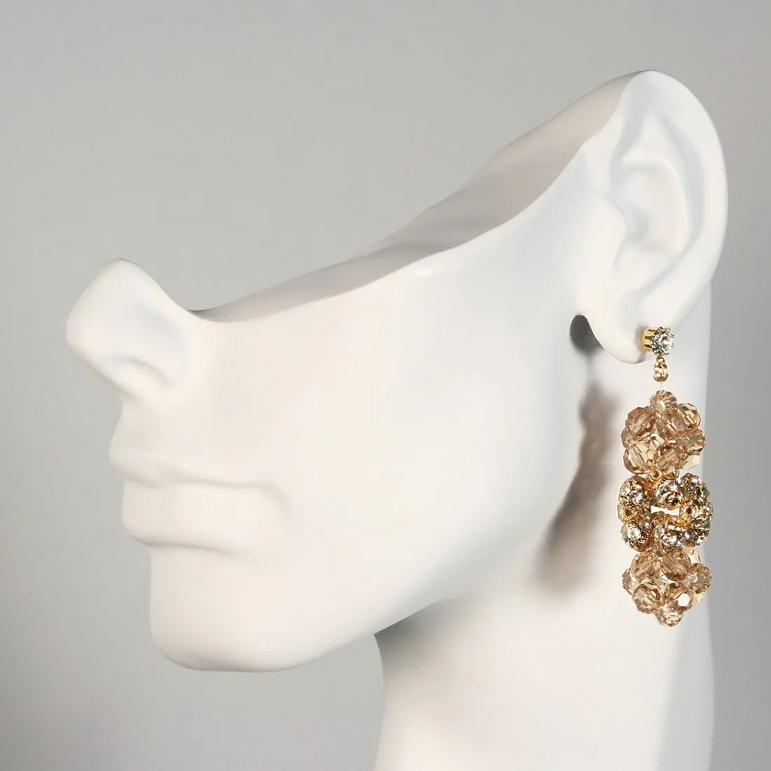 Multi-Cluster Statement Earrings