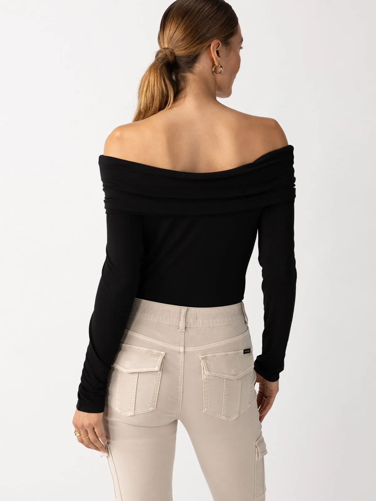 Off The Shoulder Top Black