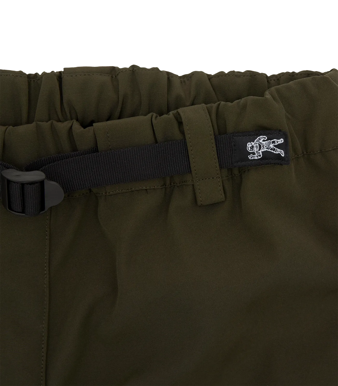 PANELLED SHELL TRACKPANTS - DARK GREEN