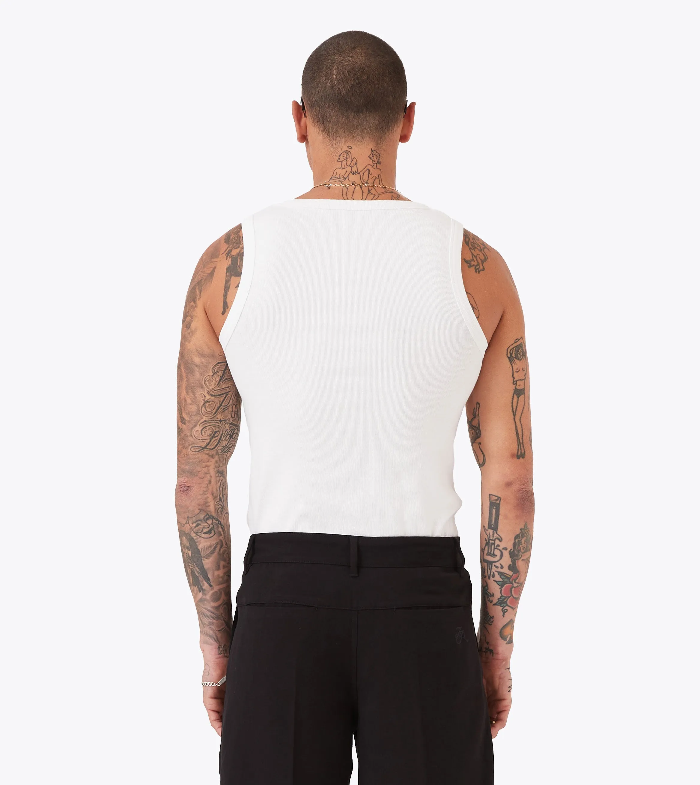 Rib Tank White