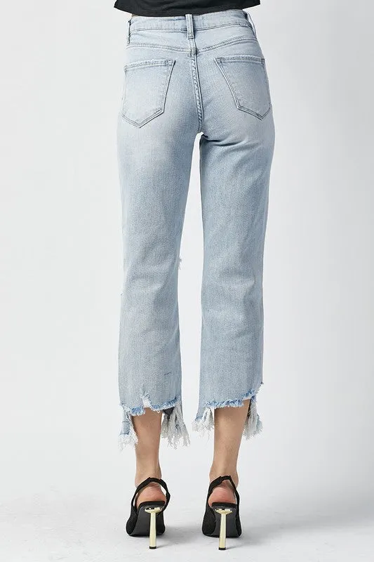 Risen Owen High Rise Crop Jeans [1-3XL]