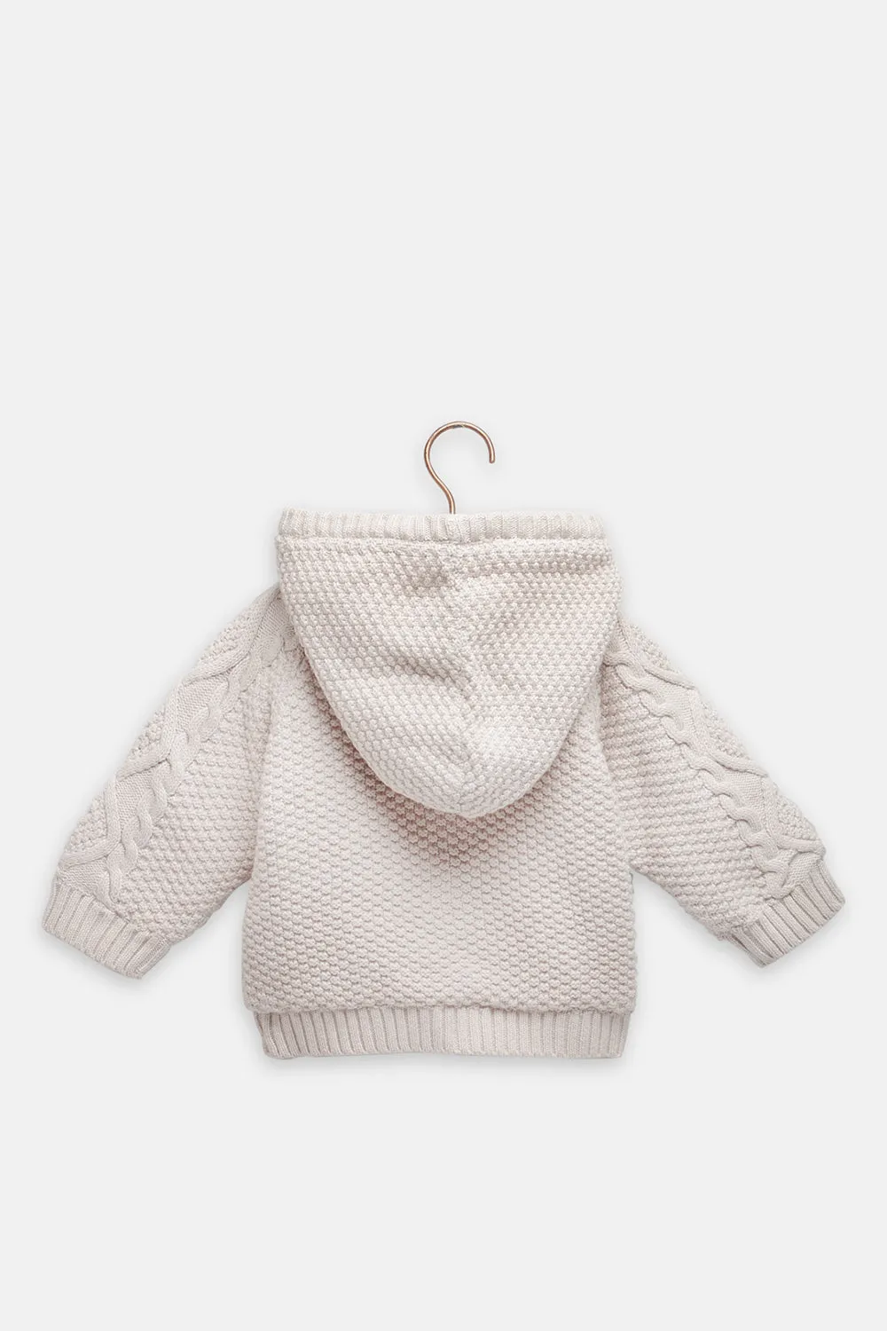 Unisex Winter Cable Knit Cardigan